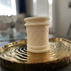 Homemade decor candles.